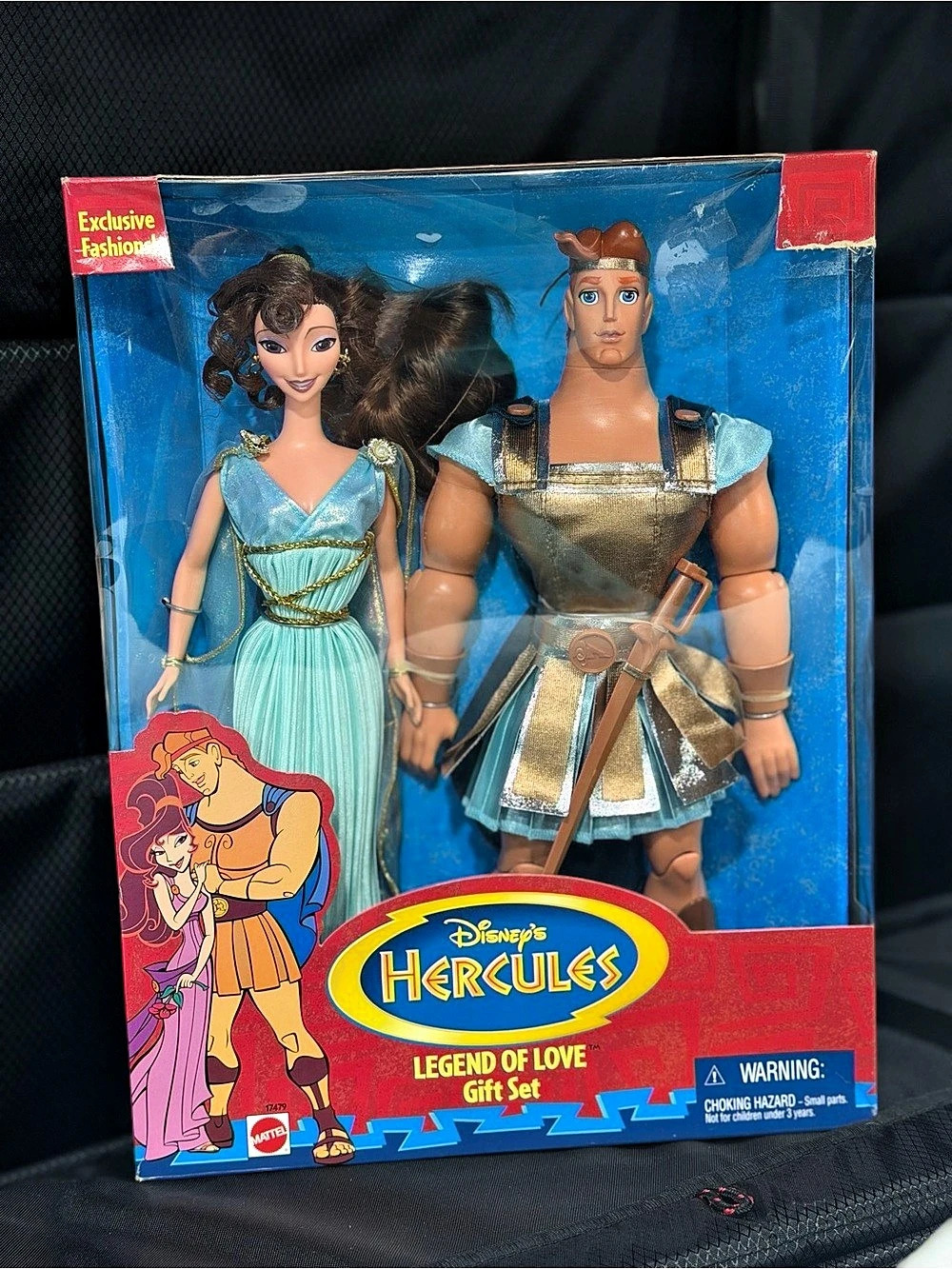 1997 Disney Hercules & Megara Legend of Love Doll Gift Set Mattel